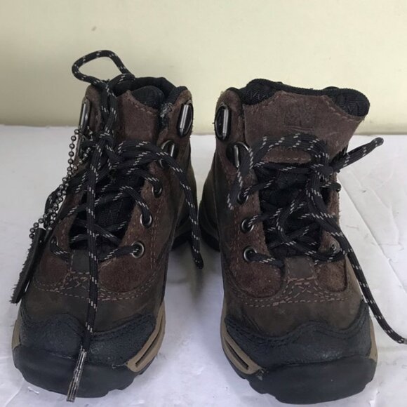 TIMBERLAND NEW Toddler PAWTUCKAWAY Waterproof Lace-Up Hiking Boots Shoes Leather - Picture 4 of 14